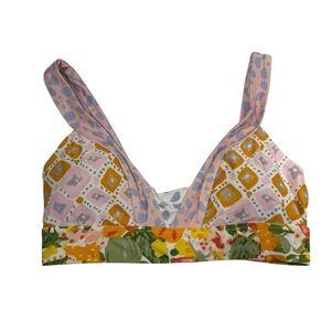 Alija Horvat Anthropologie swim bikini suit top size small